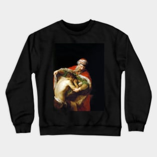 The Return of the Prodigal Son by Batoni Crewneck Sweatshirt